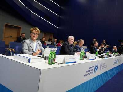 Marszałek Elżbieta Anna Polak podczas Konwentu Marszałków Województw RP w Poznaniu
