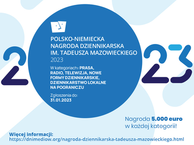 Polsko-Niemiecka Nagroda Dziennikarska przyznawana jest od 1997 roku. Od 2013 roku Nagroda nosi imię Tadeusza Mazowieckiego.