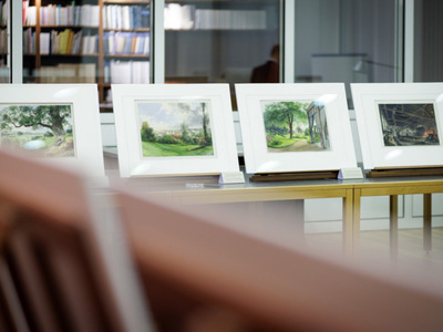 Wystawa akwareli Carla Graeba przedstawiających Park Mużakowski - Muzeum Narodowe w Berlinie