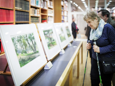 Wystawa akwareli Carla Graeba przedstawiających Park Mużakowski - Muzeum Narodowe w Berlinie