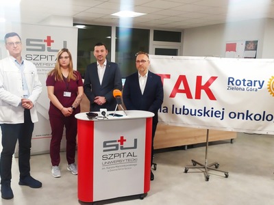 Nowe urządzenie zostało przekazane przez Rotary Club Zielona Góra