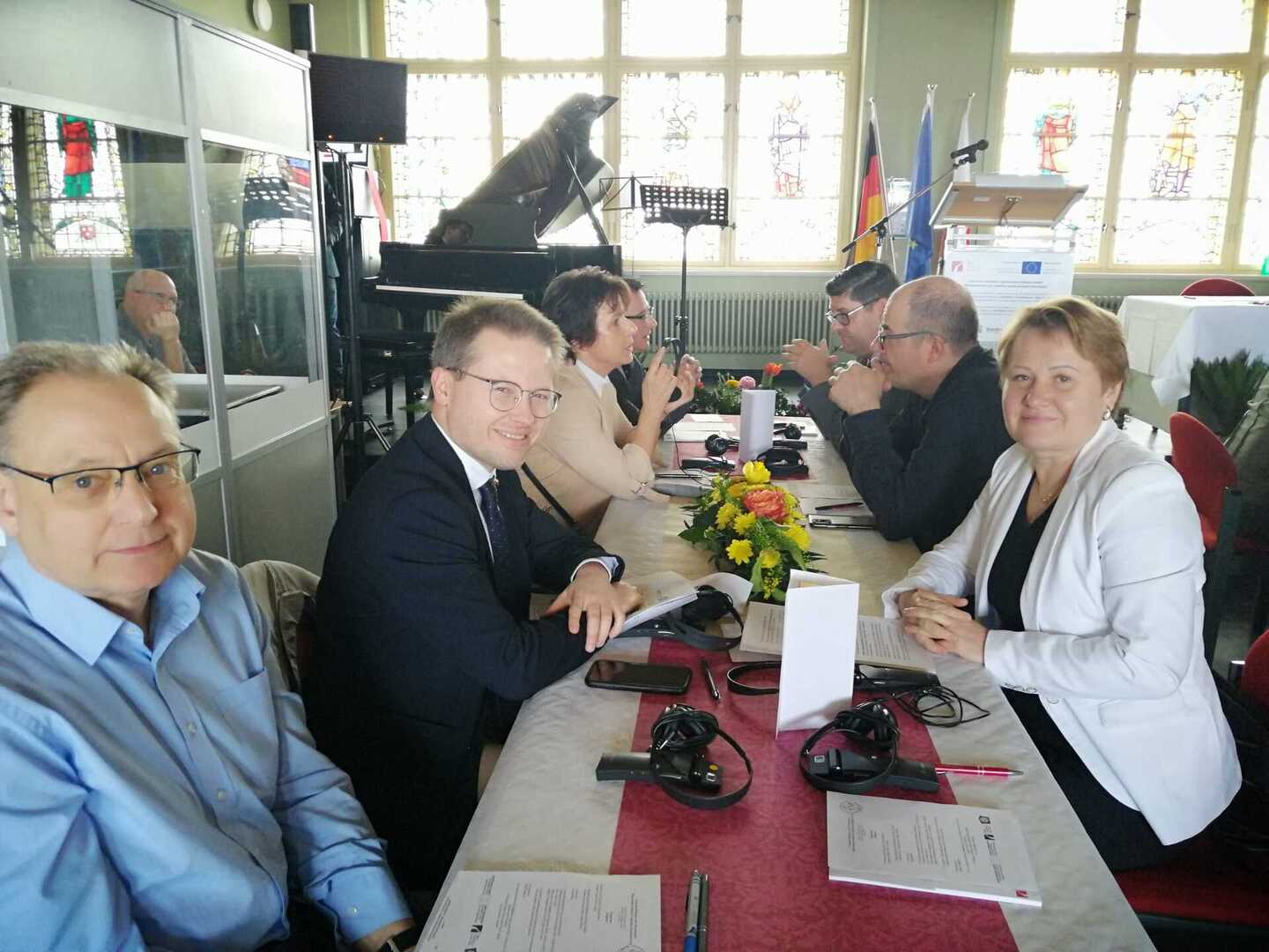 Spotkanie pn. „Wznowienie edukacji w regionie przygranicznym” w Liceum Pestalozziego w Euromieście Guben/Gubin 
