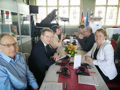 Spotkanie pn. „Wznowienie edukacji w regionie przygranicznym” w Liceum Pestalozziego w Euromieście Guben/Gubin
