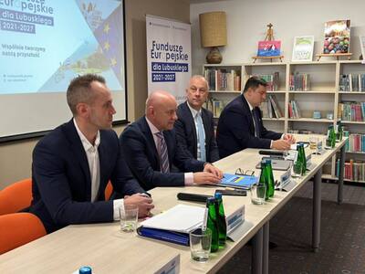 12 kwietnia 2023 r. - spotkanie informacyjne na temat Funduszy Europejskich dla Lubuskiego 2021–2027 w Bibliotece Publicznej w Międzyrzeczu  