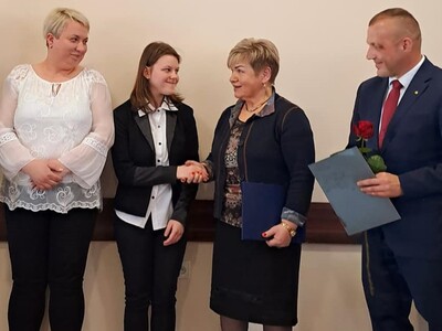 Wręczenie Nagrody im. Jana Pawła II - 12 kwietnia 2023 r. Anna Chinalska druga z prawej.