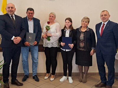 Wręczenie Nagrody im. Jana Pawła II - 12 kwietnia 2023 r. Anna Chinalska druga z prawej.