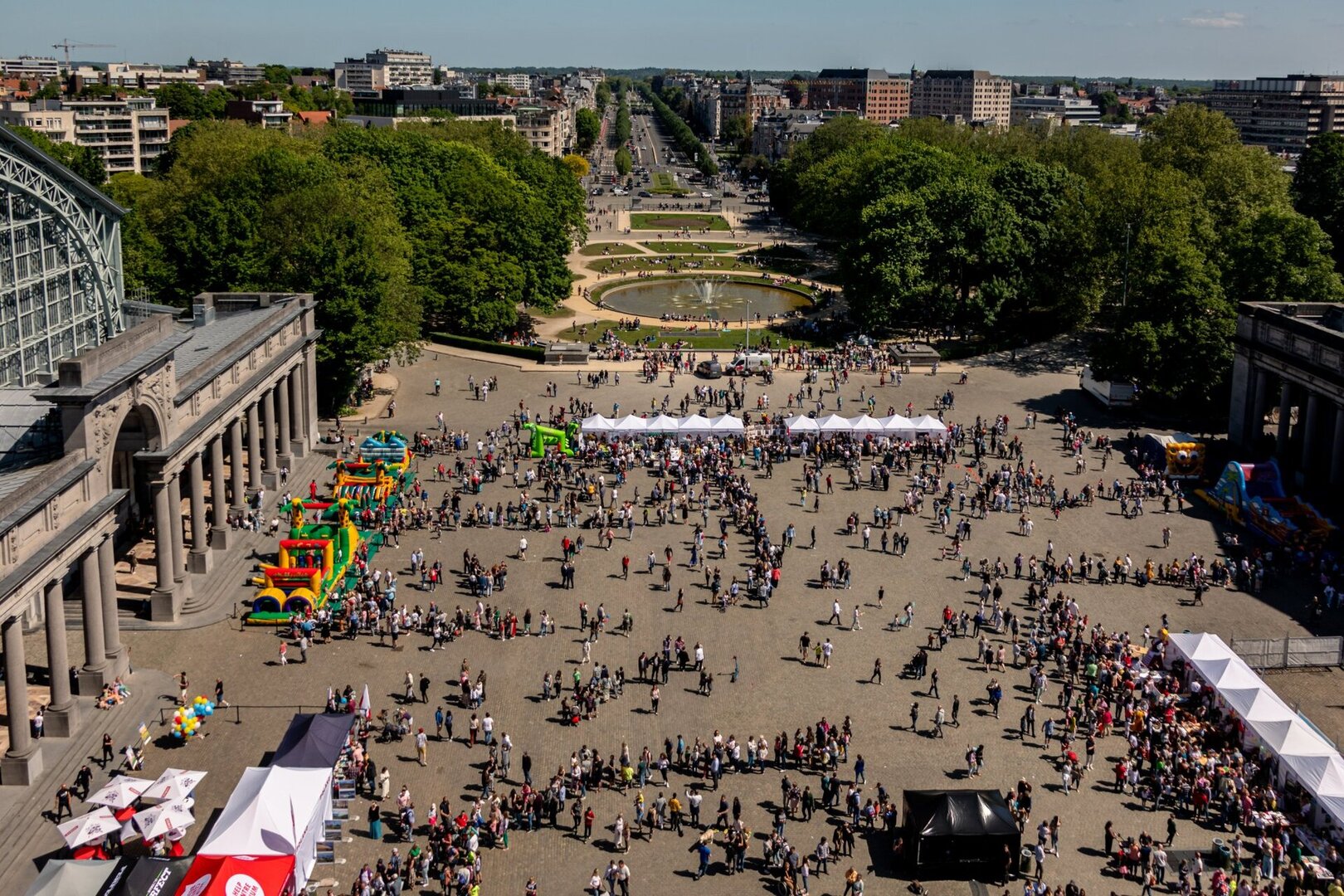 Miejsce Dnia Polskiego w Brukseli - park Cinquantenaire 