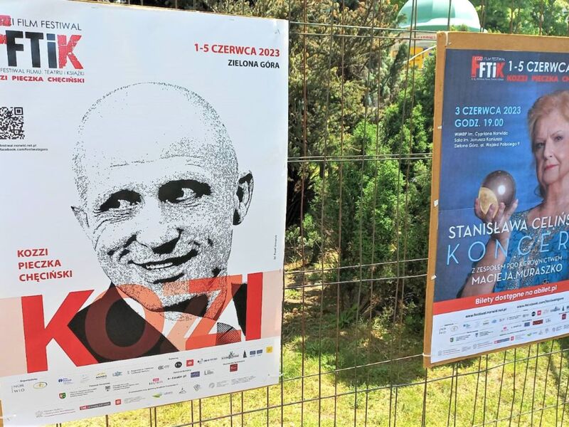 9. (12.) Festiwal Filmu, Teatru i Książki „Kozzi-Pieczka-Chęciński” w Zielonej Górze – 1-5 czerwca 2023 r.