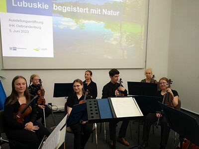 Otwarcie wystawy "Lubuskie przyrodą zachwyca" we Frankfurcie nad Odrą. Koncert Polsko-Niemieckiej Orkiestry Młodzieżowej