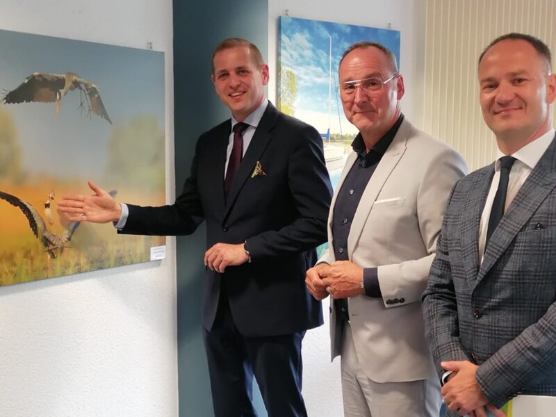 Otwarcie wystawy "Lubuskie przyrodą zachwyca" we Frankfurcie nad Odrą