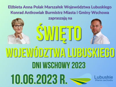 Święto Województwa Lubuskiego 2023 - pierwsza odsłona będzie podczas Dni Wschowy
