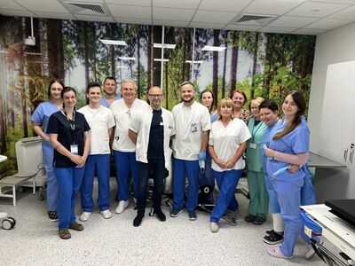 Zespół przeprowadzający zabiegi brachyterapii z wszczepieniem implantów stałych