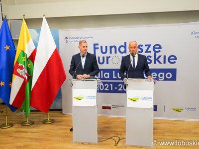 Ruszają pierwsze nabory wniosków w ramach programu Fundusze Europejskie dla Lubuskiego 2021-2027. O szczegółach mówili członek zarządu Marcin Jabłoński i wicemarszałek Łukasz Porycki.