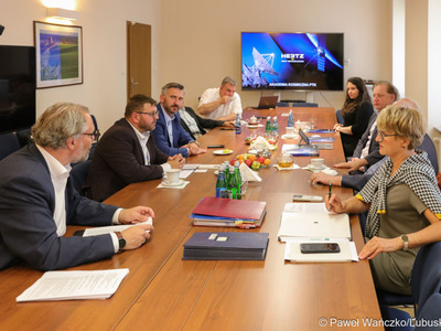 Spotkanie z marszałek Elżbietą Anną Polak ws. Parku Technologii Kosmicznych
