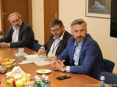 Spotkanie z marszałek Elżbietą Anną Polak ws. Parku Technologii Kosmicznych