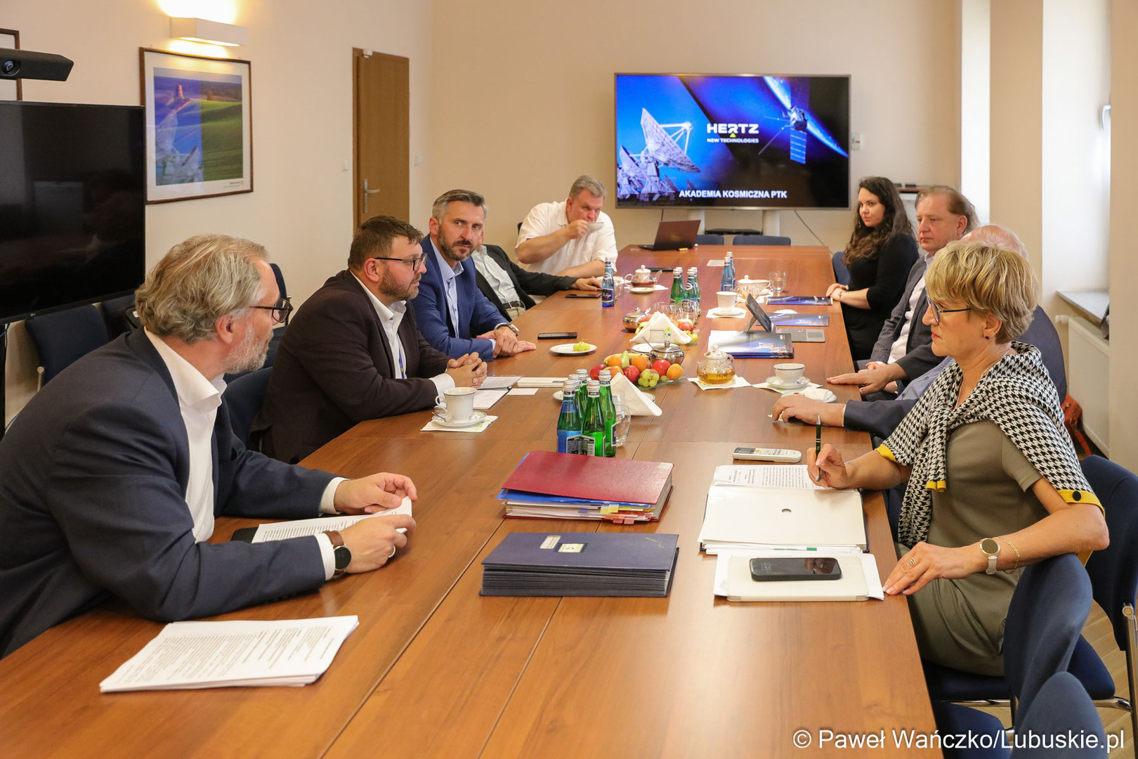Spotkanie z marszałek Elżbietą Anną Polak ws. Parku Technologii Kosmicznych
