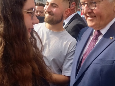 Rozmowa z Prezydentem Federalnym Republiki Federalnej Niemiec Frankeim Walterem Steinmeier 