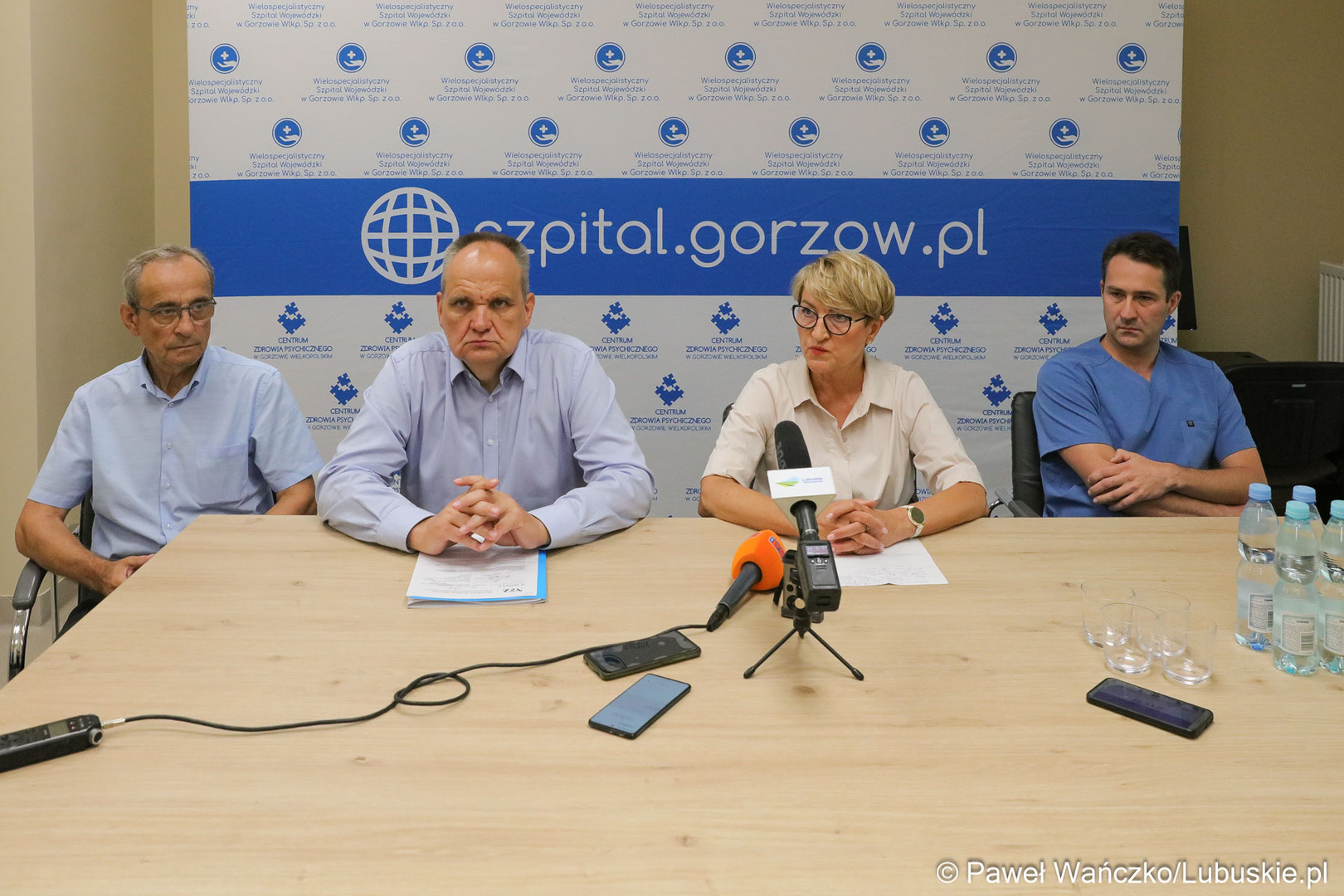 Konferencja prasowa w gorzowskim szpitalu