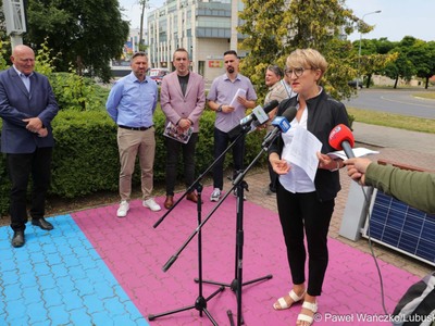 Konferencja prasowa nt. pożaru toksycznych odpadów w Zielonej Górze-Przylepie