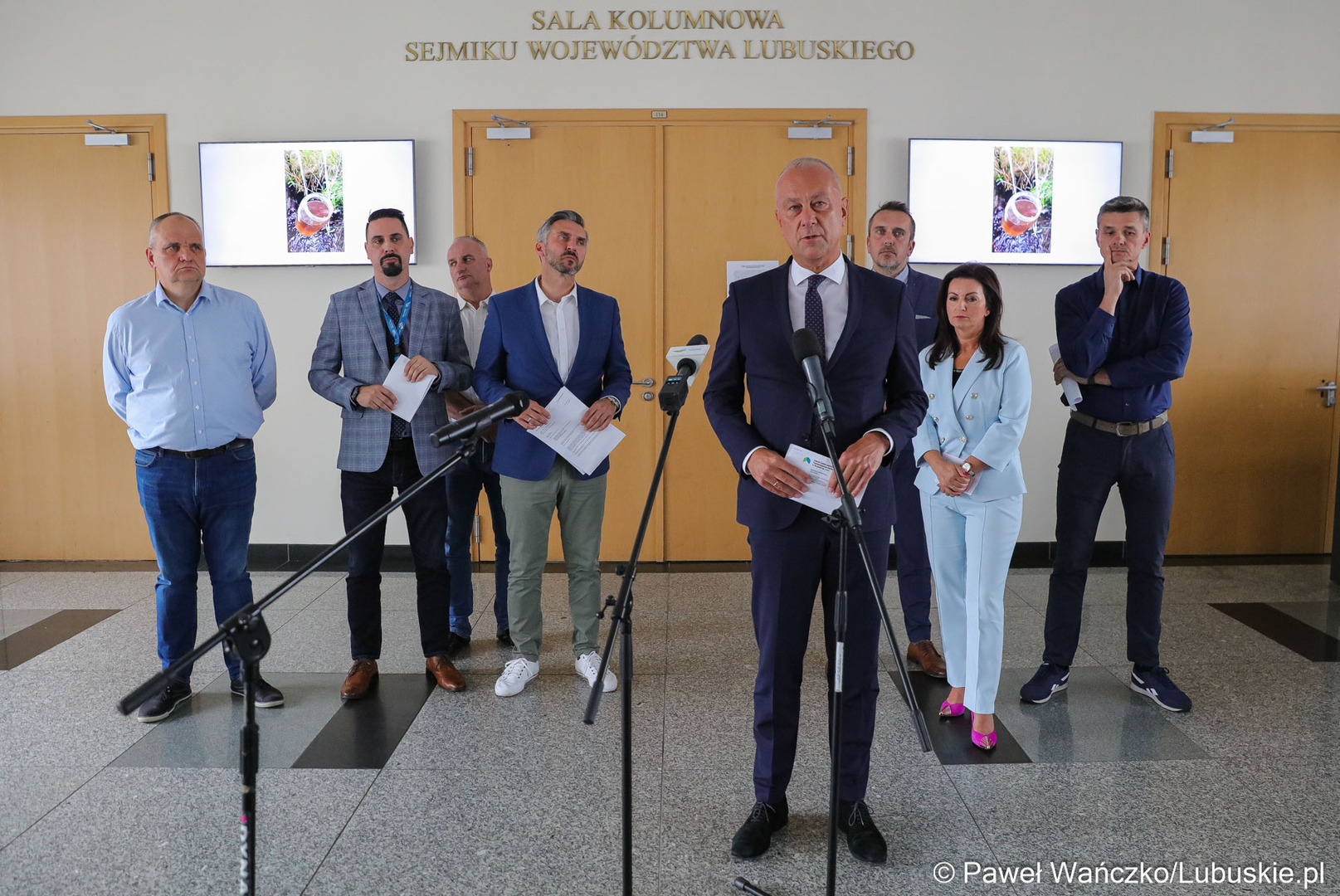 Konferencja prasowa w urzędzie marszałkowskim