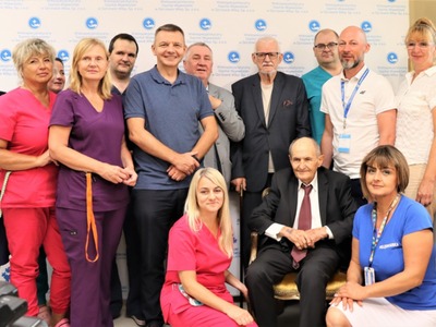 96. urodziny prof. Eugeniusza Murawskiego, chirurga dziecięcego