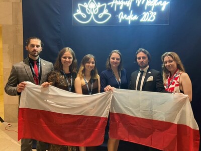 Polska delegacja w Indiach na spotkaniu Międzynarodowej Federacji Stowarzyszeń Studentów Medycyny IFMSA