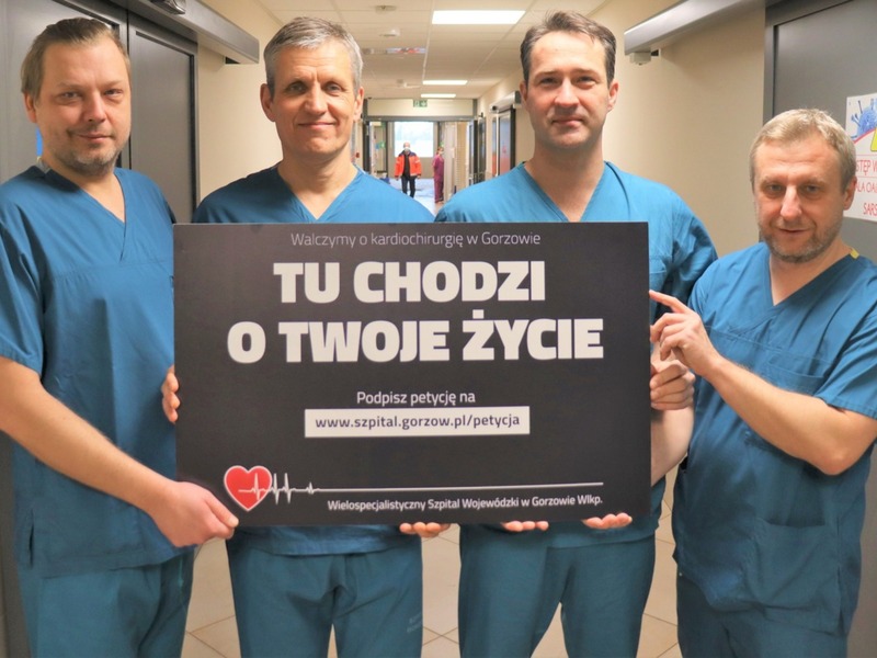 Kardiochirurdzy z gorzowskiego szpitala