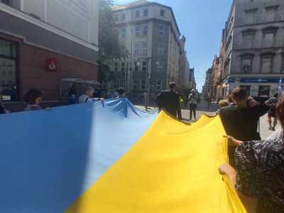 Uroczystości z okazji 32. rocznicy niepodległości Ukrainy