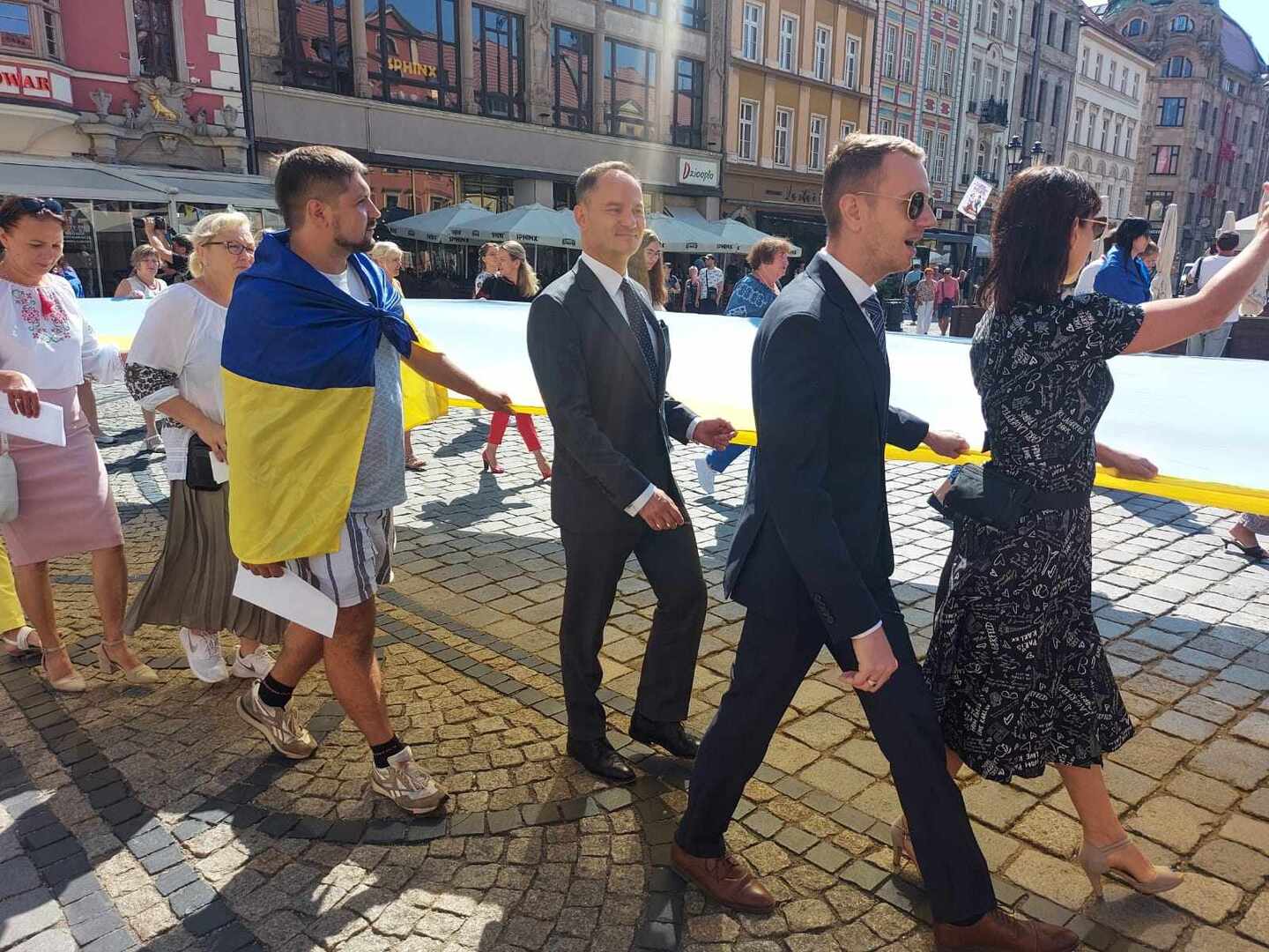 Uroczystości z okazji 32. rocznicy niepodległości Ukrainy