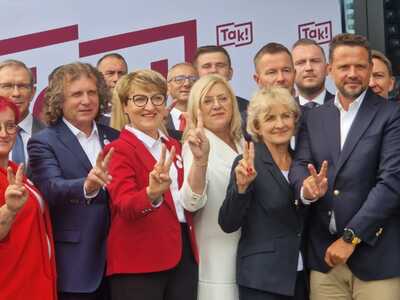 Przedstawiciele Ruchu Samorządowego Tak! Dla Polski