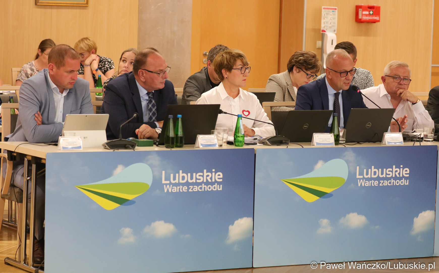 Zarząd Województwa Lubuskiego w trakcie sesji Sejmiku
