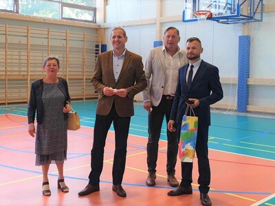 Otwarcie hali sportowej przy Młodzieżowym Ośrodku Wychowawczym w Babimoście