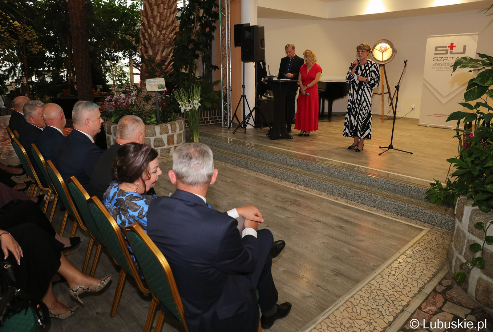 Marszałek Elżbieta Anna Polak w trakcie gali zorganizowanej przez Szpital Uniwersytecki w Zielonej Górze