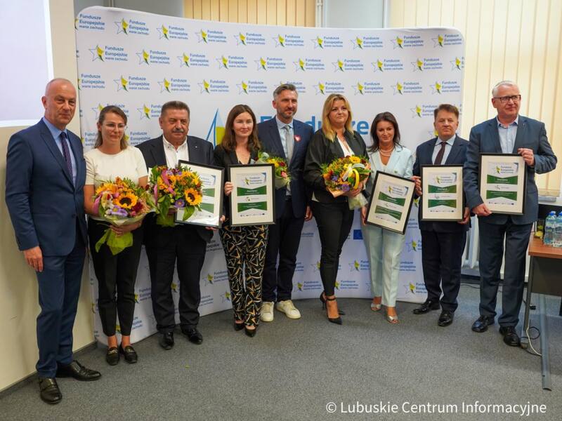 Laureaci konkursu "Fundusze Europejskie warte zachodu" z powiatów słubickiego i sulęcińskiego