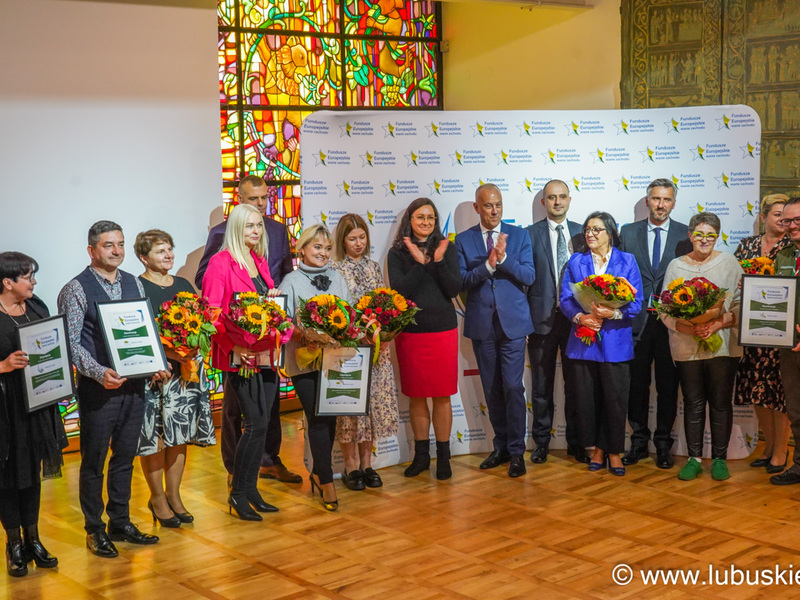 Laureaci konkursu "Fundusze Europejskie warte zachodu" - miasto Zielona Góra 