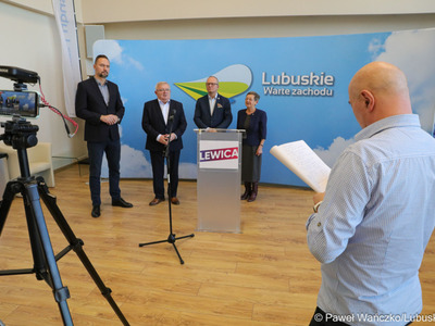 W poniedziałek, 13 listopada 2023 r. odbyła się konferencja prasowa przedstawicieli nowego klubu radnych Lewica w Sejmiku Województwa Lubuskiego.