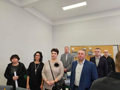 Oficjalne otwarcie pracowni w I Zespole Szkół we Wschowie 