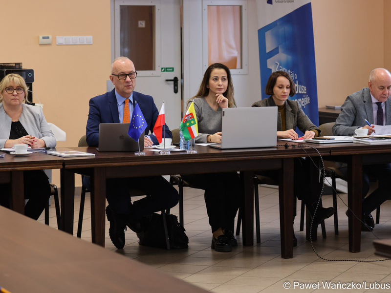 Spotkanie w Lutolu Mokrym z przedstawicielami partnerstwa samorządowego "Razem dla wspólnego rozwoju"