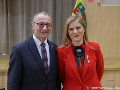 Wojewoda Marek Cebula i dr Ewa Pawlak