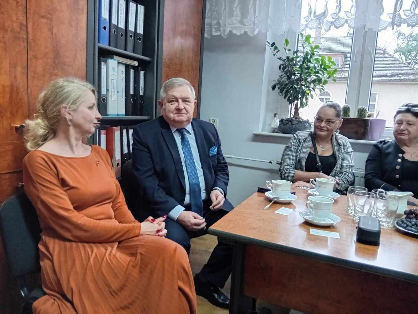 Spotkanie członka Zarządu Województwa Lubuskiego T. Jędrzejczaka z przedstawicielami Nowego Szpitala w Kostrzynie nad Odrą