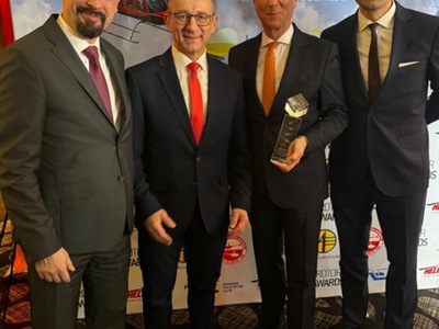 W uroczystości uczestniczyli marszałek województwa lubuskiego Marcin Jabłoński, wojewoda lubuski Marek Cebula, dr Sławomir Kotylak – dyrektor Departamentu Infrastruktury Transportowej UMWL, mec. Robert Kornalewicz z Polskiej Śmigłowcowej Kadry Narodowej