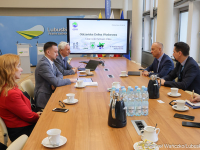 Spotkanie z przedstawicielami stowarzyszenia Odrzańska Dolina Wodorowa