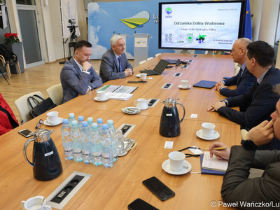 Spotkanie z przedstawicielami stowarzyszenia Odrzańska Dolina Wodorowa