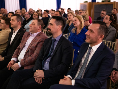 12 marca 2024 r. Spotkanie mentoringowe dla przedsiębiorców w sali konferencyjnej nowosolskiego Hotelu Sjesta