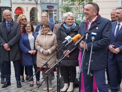 15 kwietnia 2024 r. Wizyta Minister Edukacji Barbary Nowackiej w Zielonej Górze