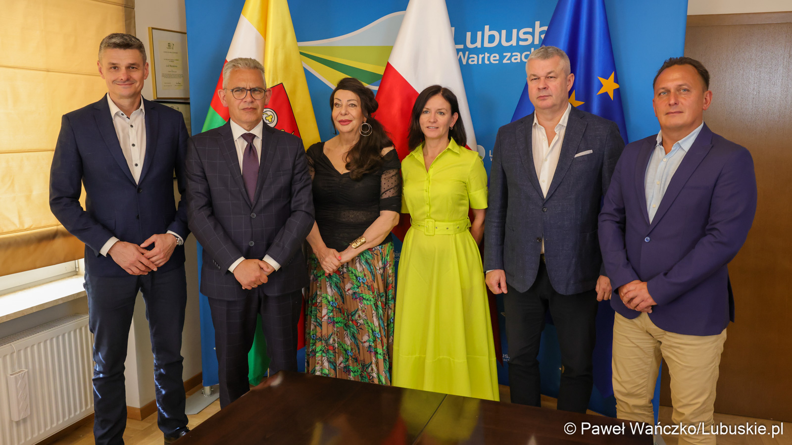 Zgromadzenie wspólników Szpitala Uniwersyteckiego w Zielonej Górze. Z lewej: Wicemarszałek Województwa Lubuskiego Sebastian Ciemnoczołowski