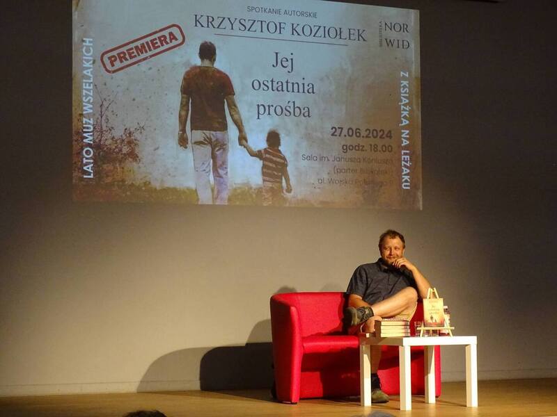 Spotkanie autorskie z Krzysztofem Koziołkiem