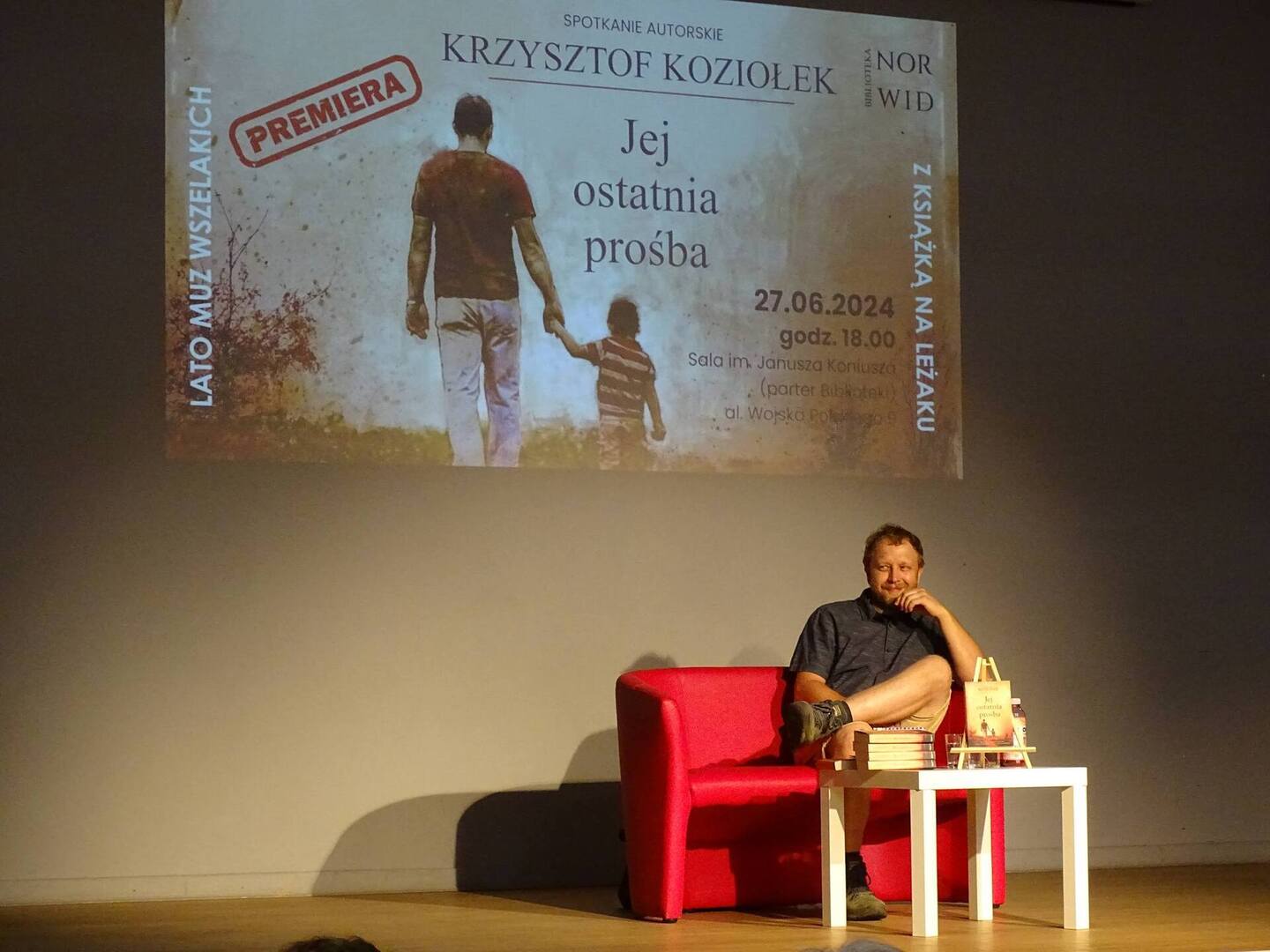 Spotkanie autorskie z Krzysztofem Koziołkiem