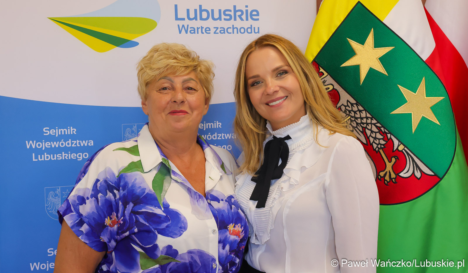 Barbara Kucharska ( z lewej) i Anna Synowiec - Przewodnicząca SWL (z prawej) - 08 lipca 2024 r.