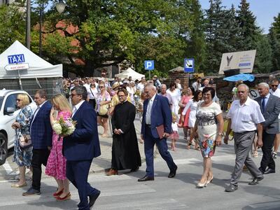 15 sierpnia 2024 r. w Łagowie obchodzono wspólnie Święto Wojska Polskiego i Wniebowzięcie NMP (Matki Bożej Zielnej)